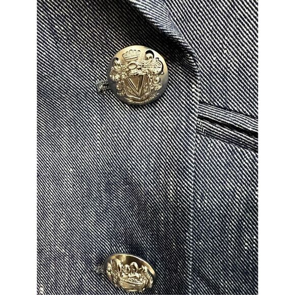 Veronica Beard Women's Blue Melange Dale Linen Dickey Jacket Size 6 NWT - Picture 4 of 9